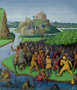 Battle between the Maccabees and the Bacchides, illustration from 